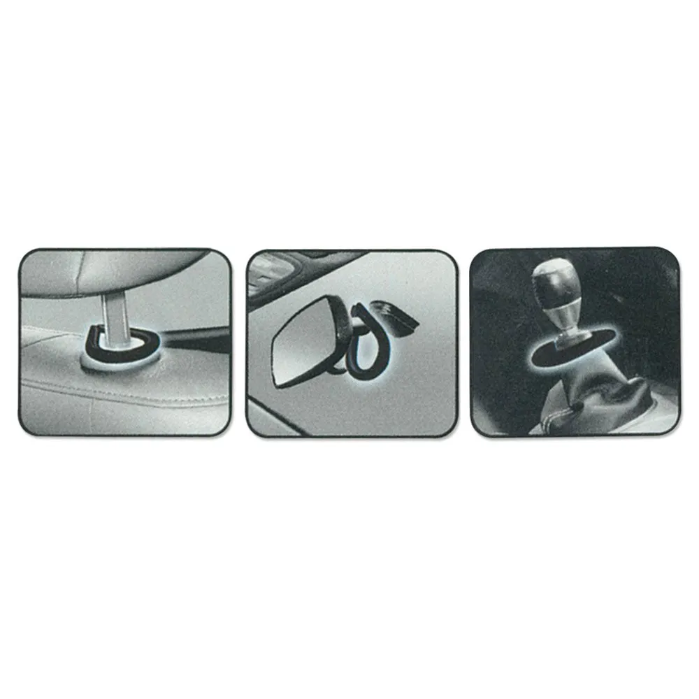 3 Little Trees Fresh Link Black Ice Hanging Car Home Air Fresheners Office Scent