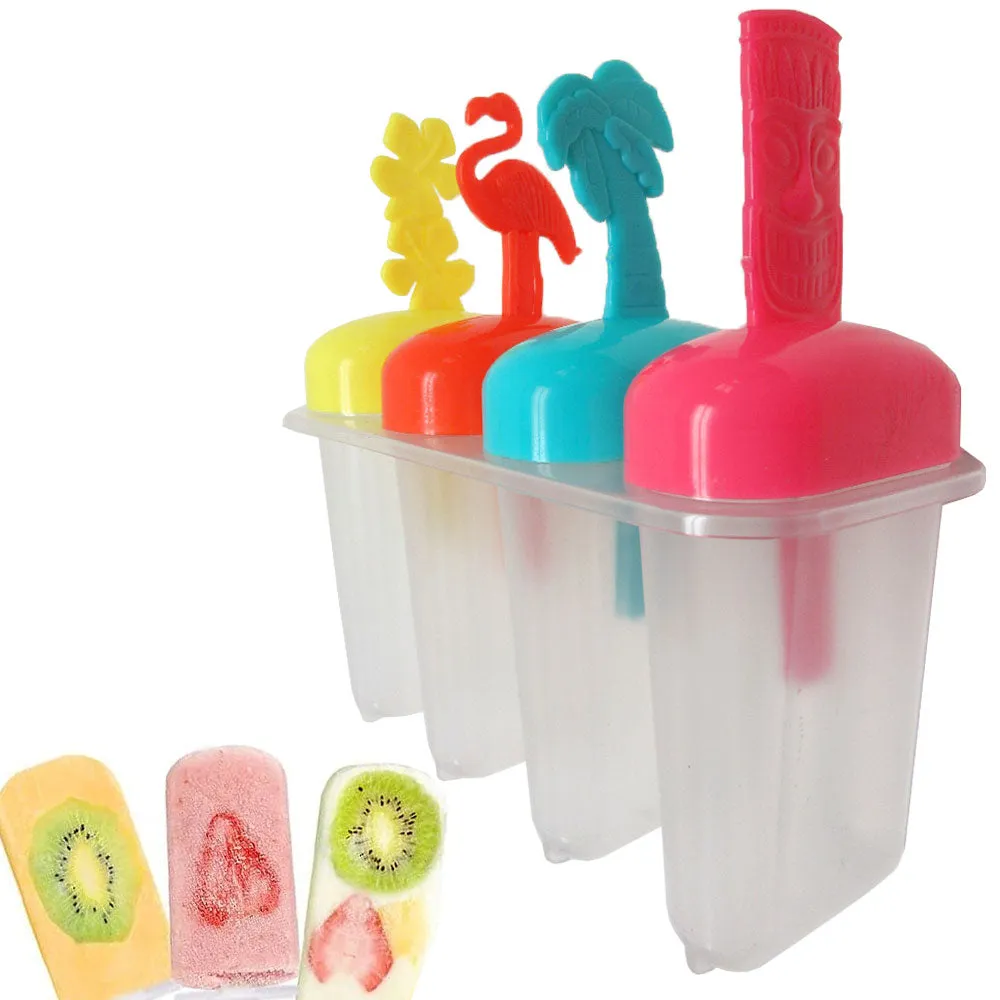 3 Pk 12pc Ice Pops Maker Freezer Popsicle Molds DIY Frozen Yogurt Treat Icecream