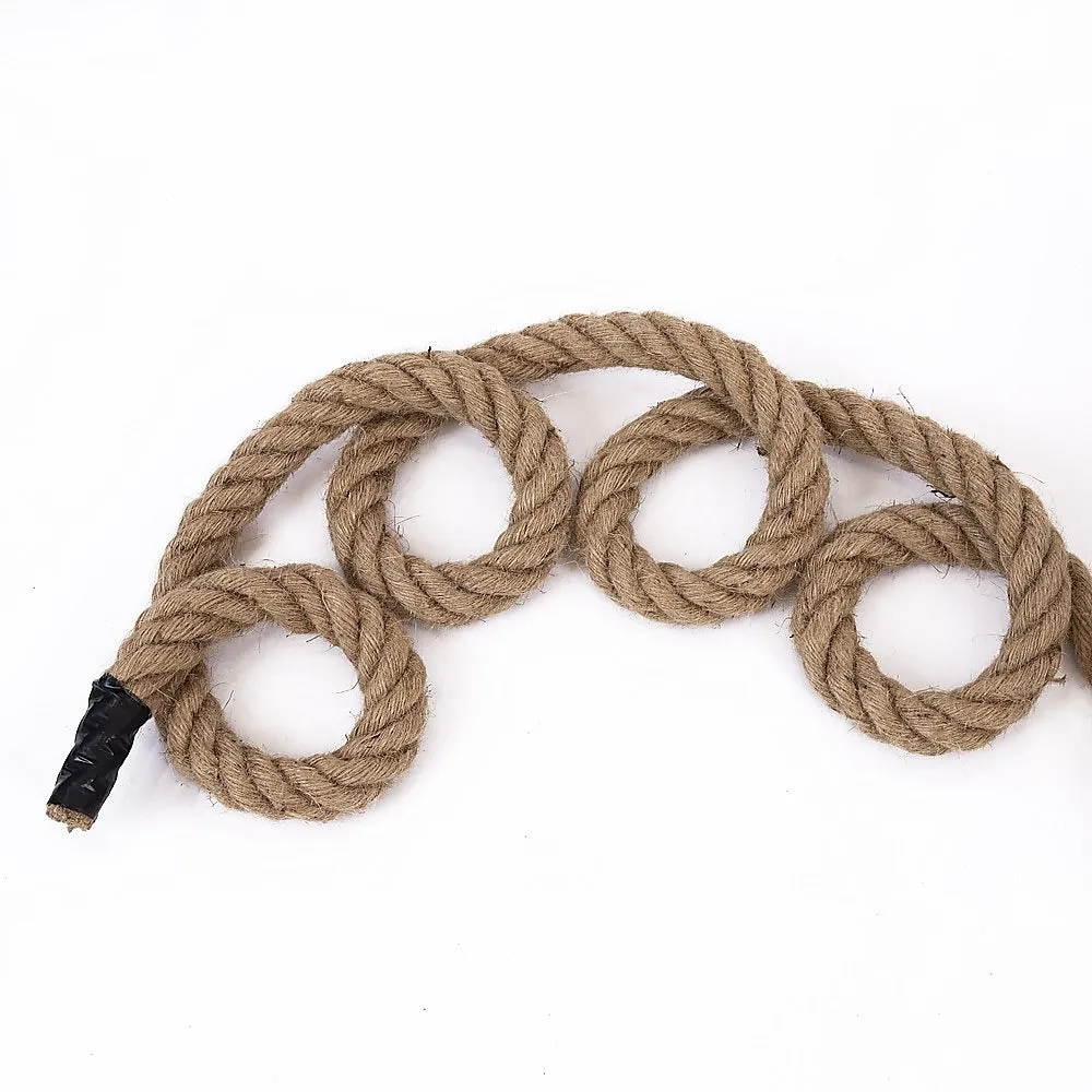 35m 100% Natural Jute Rope Twisted Decking Cord | Garden | Boating | Sash | Camping | 32mm