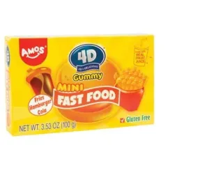 4D Mini Gummy Fast Food Theatre Box
