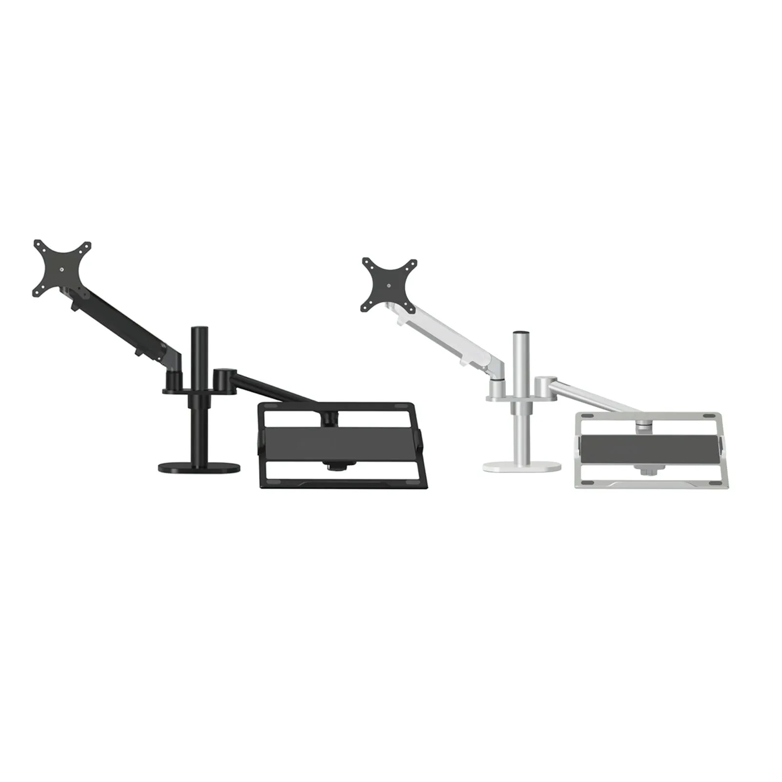 Adjustable Desktop Stand for 17-32 and 12-17 Monitors - Aluminum