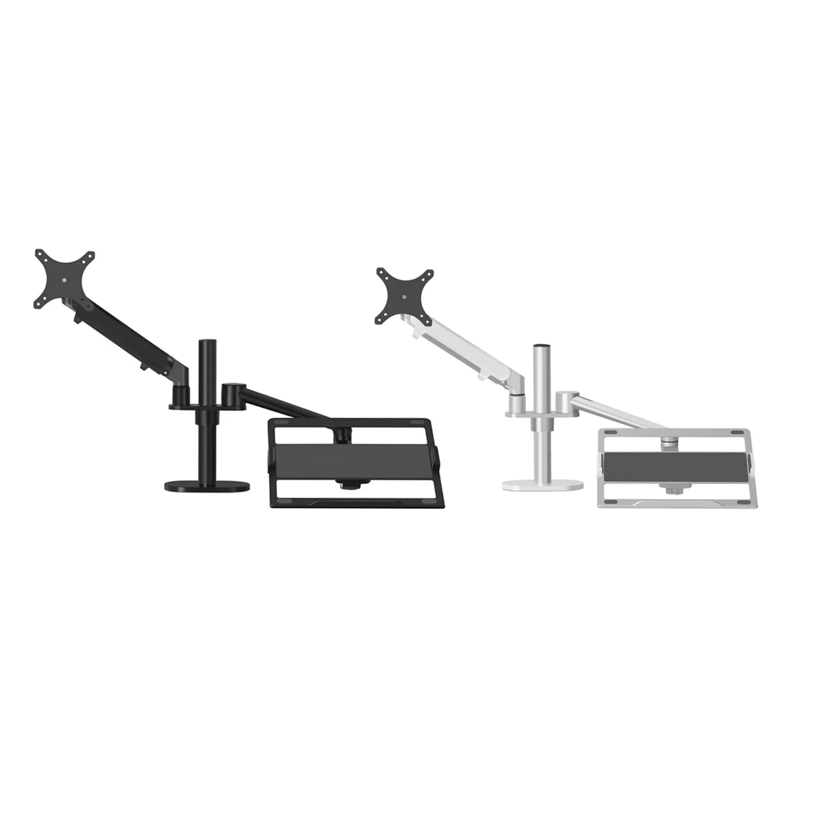 Adjustable Desktop Stand for 17-32 and 12-17 Monitors - Aluminum