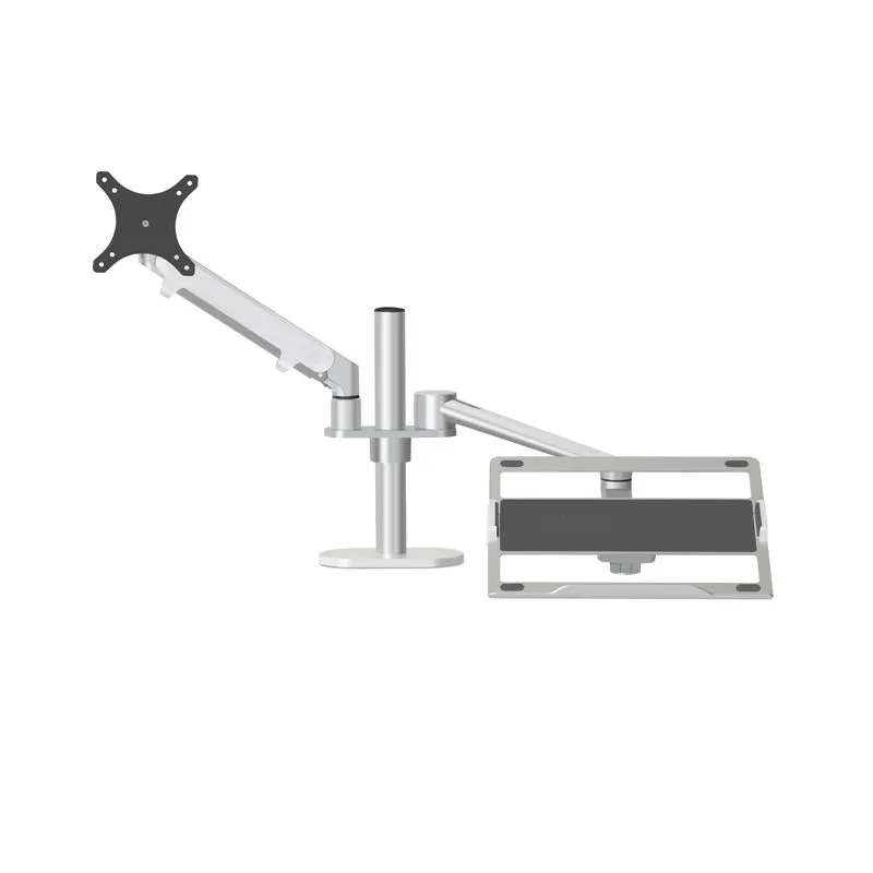 Adjustable Desktop Stand for 17-32 and 12-17 Monitors - Aluminum