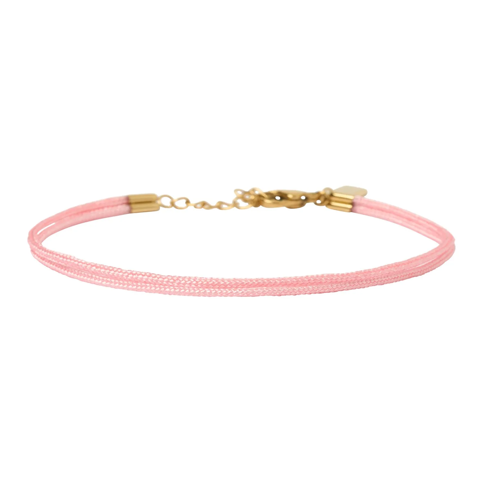 Alphabet String Bracelet - Rose