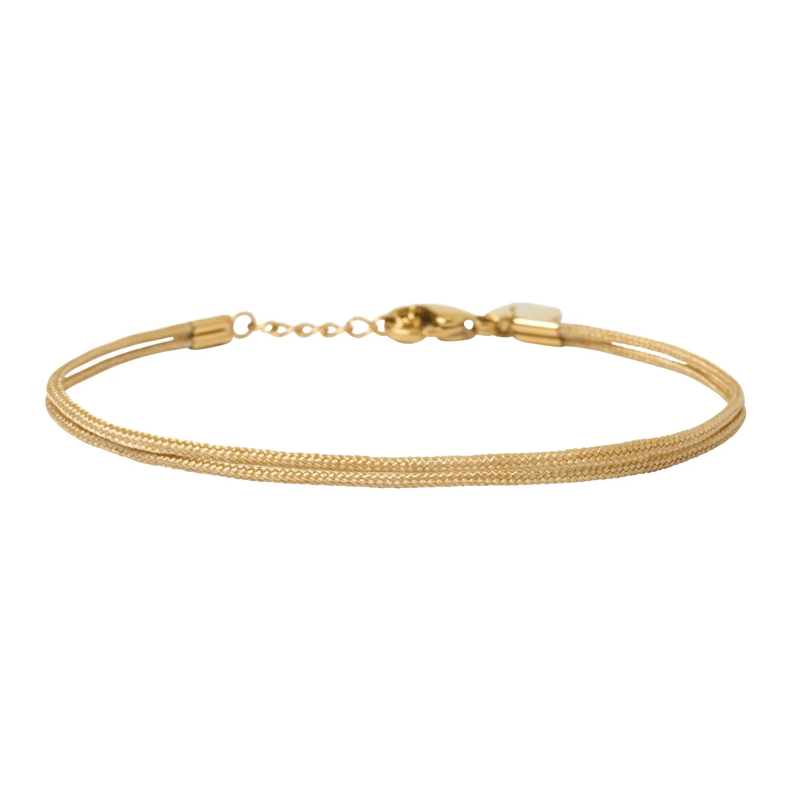 Alphabet String Bracelet - Sand