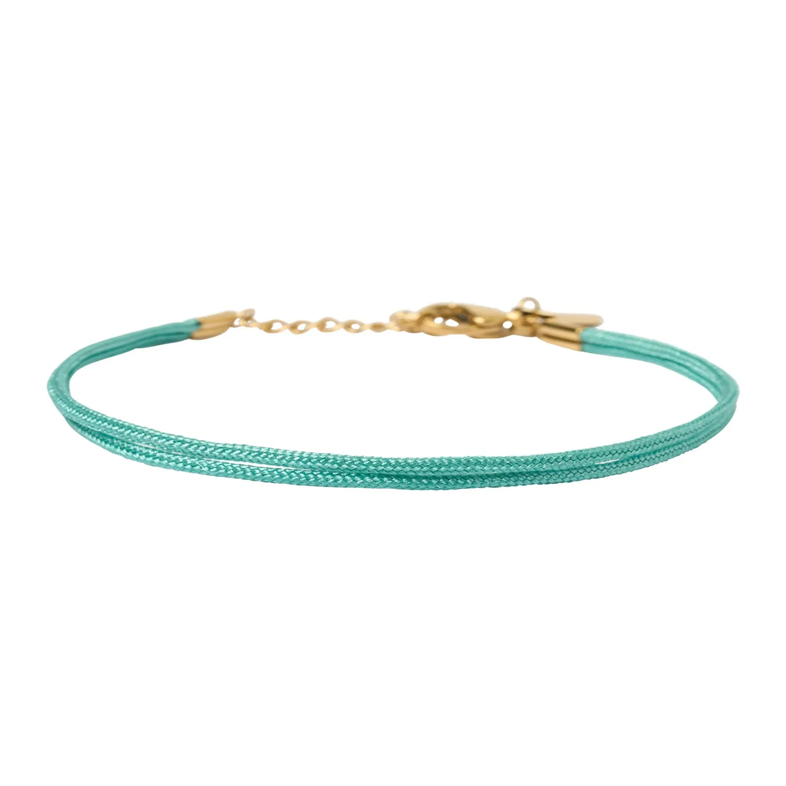 Alphabet String Bracelet - Sky