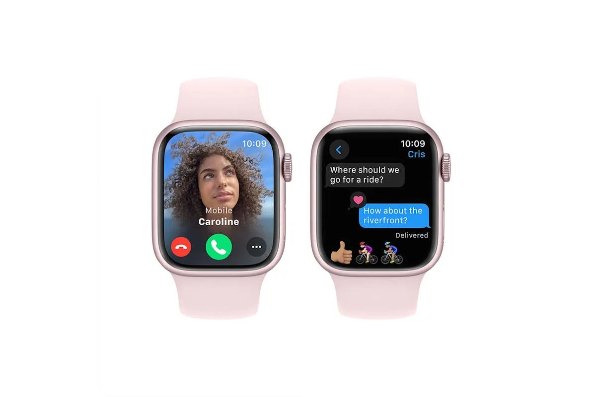 Apple Watch Series 9 Cellular | 41mm | Pink Aluminium Light Pink Sport Band S/M