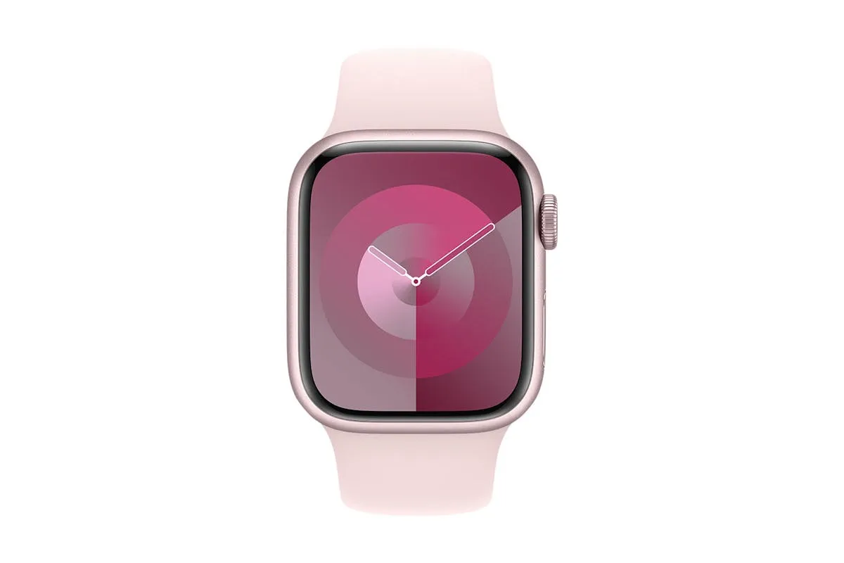 Apple Watch Series 9 Cellular | 41mm | Pink Aluminium Light Pink Sport Band S/M