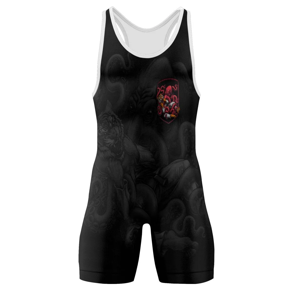 Cthulhu Battle Tiger Wrestling Singlets