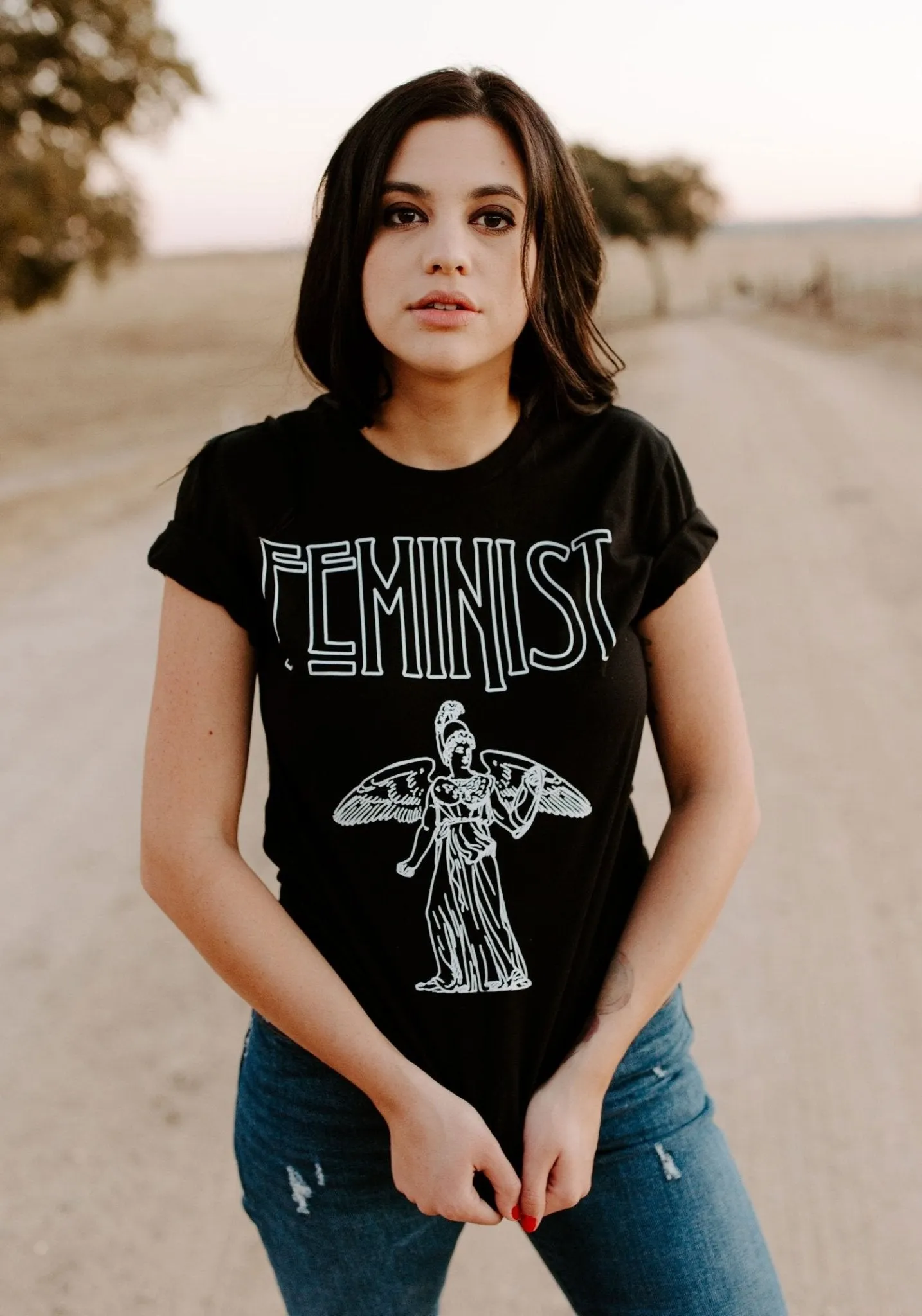 Feminist Song Band Tee