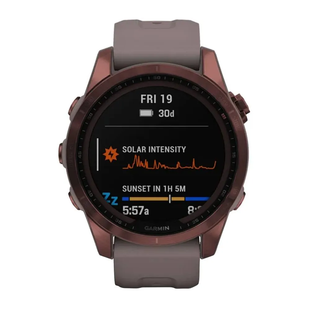 Garmin Fenix 7S Sapphire Solar Edition GPS Watch 2023