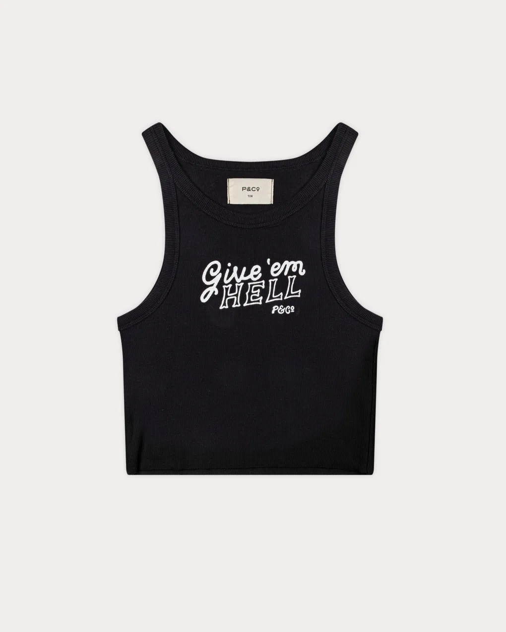 Give 'Em Hell Vest - Washed Black
