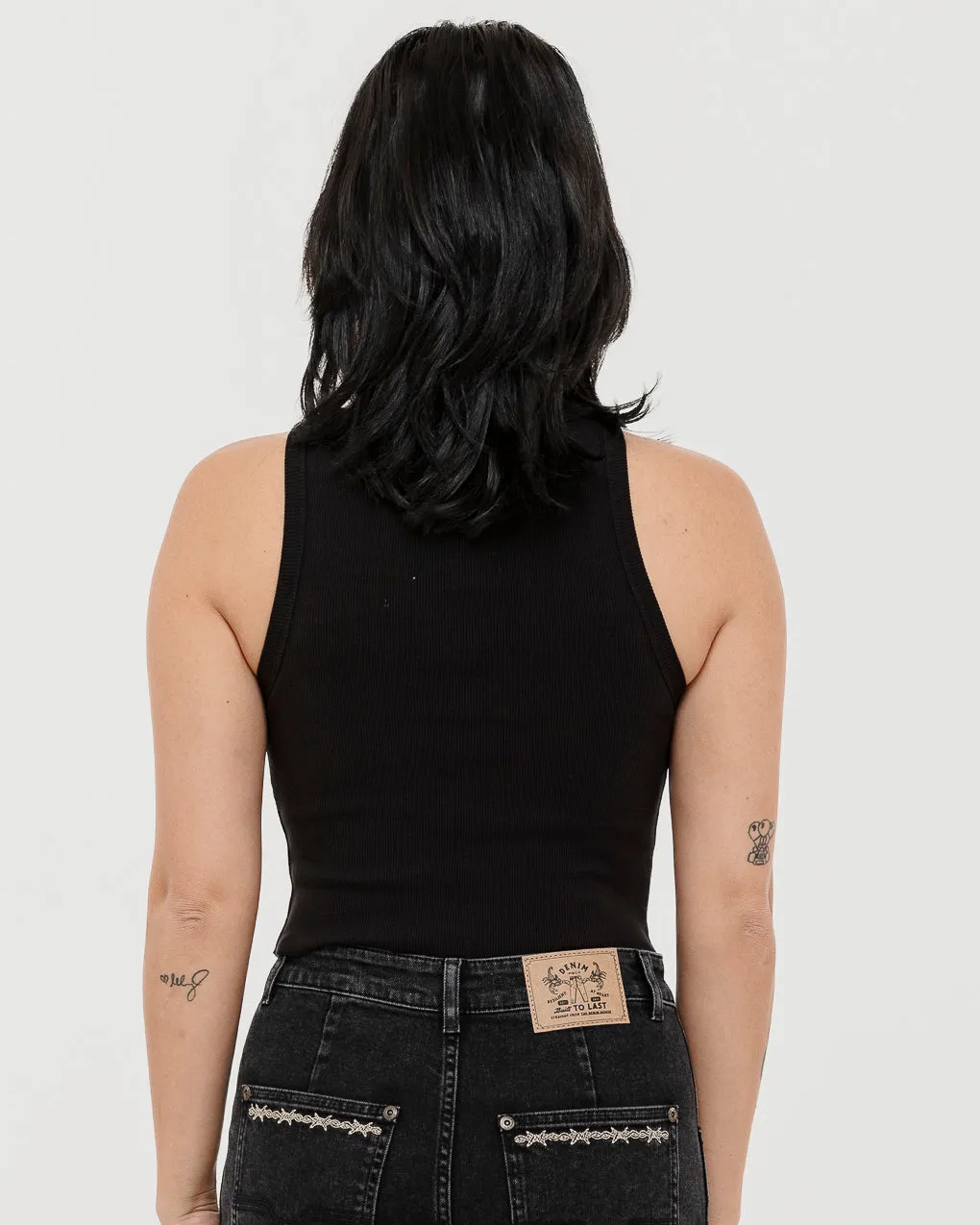 Give 'Em Hell Vest - Washed Black