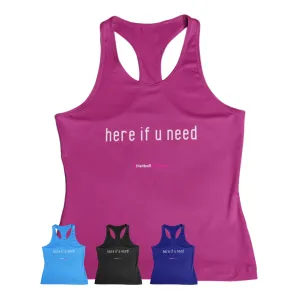 'Here if U Need' Kids Performance Netball Vest