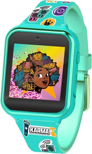 Karmas World Kids Smartwatch  Interactive Touchscreen with Games, Camera, Step Tracker & Voice Recorder  10 Watch Faces & Wallpapers  Adjustable Fit for Wrist Sizes 5.5"-8"