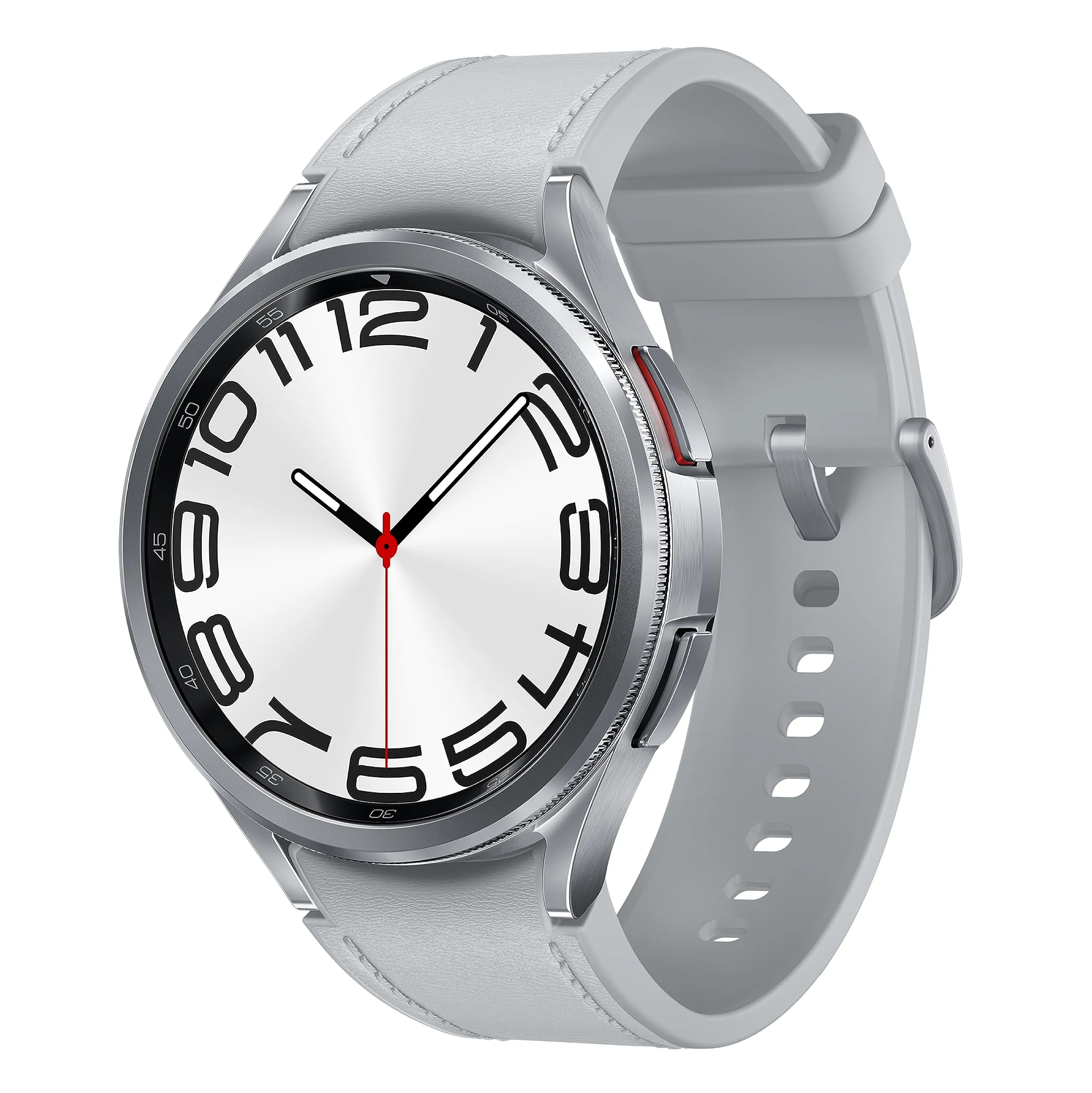 Samsung Galaxy Watch 6 Classic 47mm Bluetooth Smartwatch, Rotating Bezel, Fitness Tracker, Personalized HR Zones, Advanced Sleep Coaching, Heart Monitor, BIA Sensor, Health Insights, US Version Silver