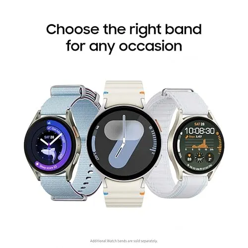 Samsung Galaxy Watch 7 44mm Bluetooth AI Smartwatch w/Energy Score, Wellness Tips, Heart Rate Tracking, Sleep Monitor, Fitness Tracker, 2024, Green [US Version, 1Yr Manufacturer Warranty]