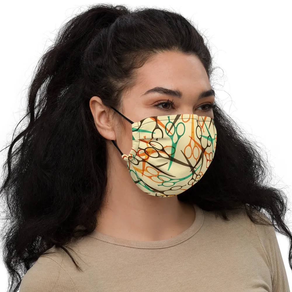 Scissors Premium Face Mask