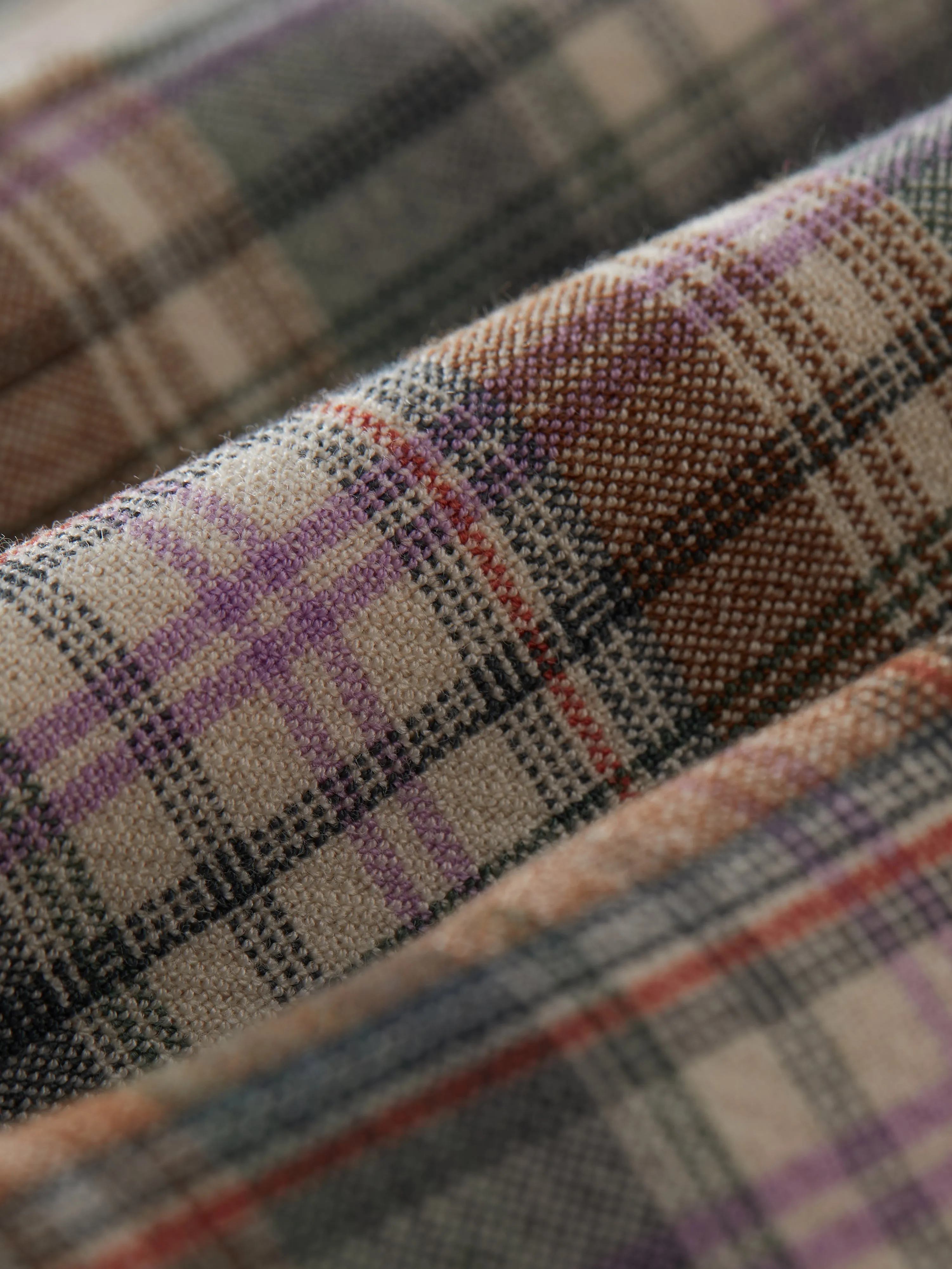 The Plaid Blazer in Smoked Green