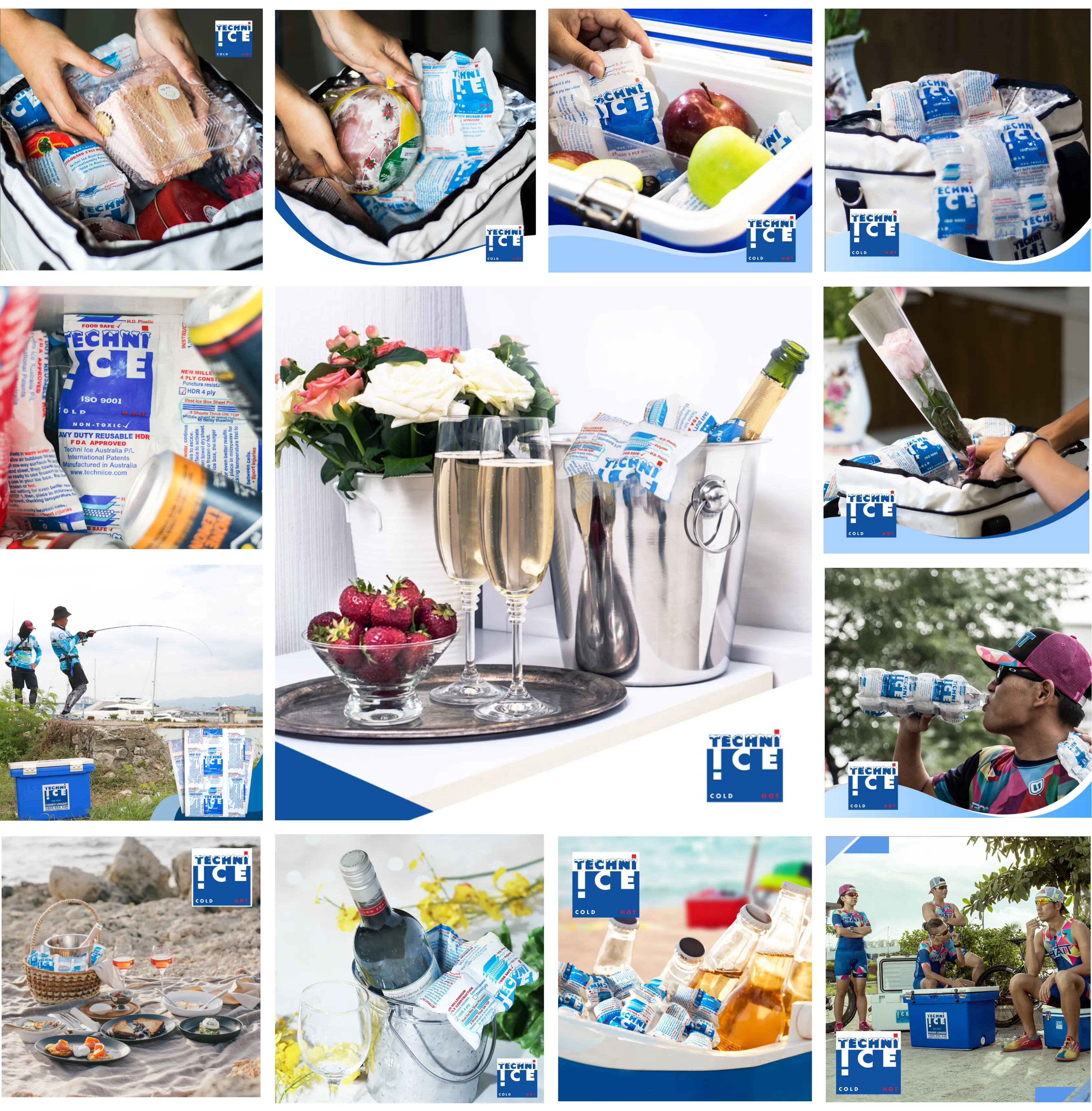 Trial Package: 3x Reusable Ice packs   3x Disposable Ice packs