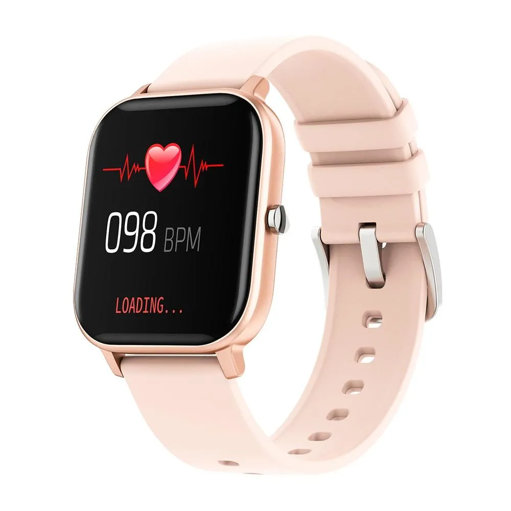 Unisex Full Touch Fitness Blood Pressure Monitor Smartwatch